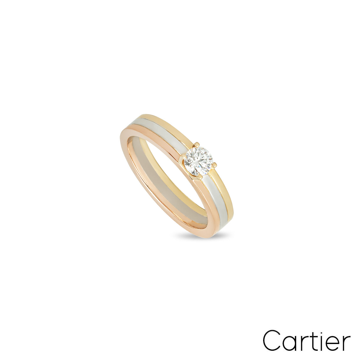 CARTIER ring with PANTHÈRE links in yellow gold and diamonds – Castafiore